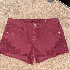 Maroon Shorts